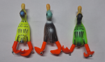 Duck-shaped Fishing Lure - Top Water Propeller Flipper Soft Pvc 9.5CM - Ideal For Bass