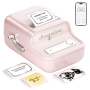 NB109 - - B21S - Portable Thermal Label Bluetooth Printer Incl Free Label 50X30MM Pink