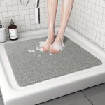 Waterproof Anti-slip Bathroom Mat - 53.01CM X 53.01CM Foam Sponge Shower & Floor Rug For Doorstep Toilet Kitchen - Essential Hou