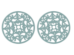 Silicon Heat Resistant Pot Mat - 2 Pack