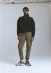 Sports Cargo Joggers - Khaki Green