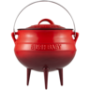 Bush Baby Red No. 3 Enamel Coated Potjie Pot