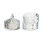 Tiered Glass Trinket Set