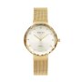 Facet Gold - Silver Dial Stainless Steel Ladies Watch V300LXGGMG