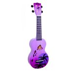 Mahalo Ukuleles Mahalo Soprano Ukulele Hibiscus Purple Burst