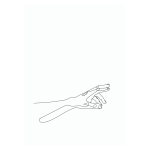 Handrawn Line Art Print 17