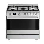 Smeg 90CM Concert Gas Electric Cooker Stainless Steel - SSA91MAX2