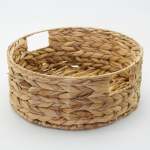 Water Hyacinth Woven Tray Basket