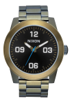 Nixon Corporal Stainless Steel Men's Watch - Black Sunray Surplas