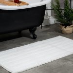 Drylon Anti Slip Bath Mat - White 60CM X 120CM