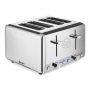 Swan Classic Polished Stainless Steel 4 Slice Toaster