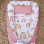Baby Nest Baby Sleeping Pod Boho Rainbow And Sun Set