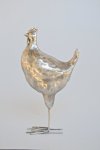 Silver Cock 33X17CM