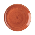 Churchill Spiced Orange Coupe Plate 26CM - Set Of 12 - 26 Cm