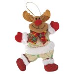 Fabric Hanging Christmas Reindeer 18CM