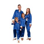 Matching Family Christmas Pajamas Family Christmas Pajamas Matching Sets 2025 Oversized Casual Silk Satin Xmas Pjs Matching Sets
