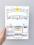 Back To School - Acrylic Board Girls - Afrikaans