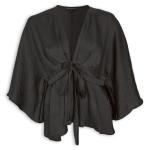 Blacktiefront Kaftan Top