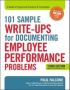 101 Sample Write-ups For Documenting Employee Performance Problems - A Guide To Progressive Discipline And Termination   Paperback Third Edition