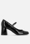 Pep Talk Block Heel - Black Pat