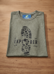 Mens Explorer Olive T-Shirt - M
