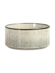Ribbed Ceramic Serving Bowl 14.5X6.5CM - None Brown
