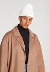 Calvin Klein Ck Embroidery Fine Rib Beanie - Lily White