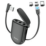 3-IN-1 Magnetic Storage Charging Cable For Lightning Micro USB Type-c