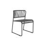 Duo Wicker & Steel Patio Chair Grey D50CMXW59CMXH71.5CM Excludes Table
