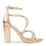 Goldair Gold Strappy Sandal