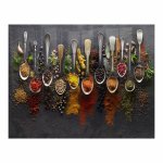 Decorative Glass Wall Tile 898 X 700 X 6MM Spices
