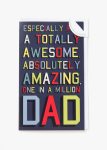 Father's Day Amazing Dad Rectangular Gift Card