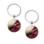 2PK Cricket South Africa Flag Keyring Souvenir Pendant Novelty Gift