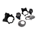 Nissan Qashqai 1 Fog Light Assembly With Chrome Covers Set 10-14