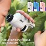 Explore The Wonders Of Nature With This Portable Microscope Toy - Perfect Educational Gift For Boys And Girls Halloween Christmas Gift