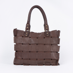 Dark Brown Tempest Leather Tote Bag - Dark Brown Leather