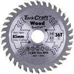 Tork Craft Saw Blade Tct 85X36T 15MM Wood