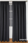 Simon Baker Amalfi Tape Curtain Granite Various Lengths - Granite W 265 X L 218CM