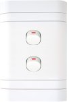 Light Switches - 2LEVER 1WAY Switch 2X4 L422W1