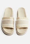 Espadrille Slides - Light Beige