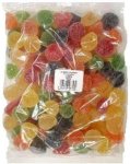 Giant Jubes Chewy Sweets Orange Grape Apple Blackcurrent Raspberry Pineapple Sweets