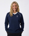 Spurs Colour Block V-neck Sweater Navy - 3XL