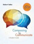 Composing To Communicate: A Student& 39 S Guide 2016 Paperback Mla Update Ed