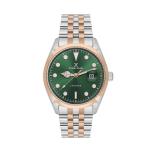 Exclusive Green Dial 3 Hands-date Watch