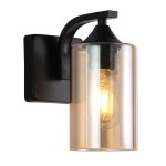 Foundry Metal And Glass Wall Light