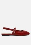 Grand View Slingback - Red Leather