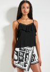 Superbalist Border Wrap MINI Skort - Black Potato Print