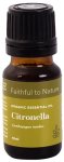 Faithful To Nature Ftn Organic Citronella Essential Oil