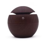 Zs - LED Ultrasonic Aroma Humidifier - Light Brown