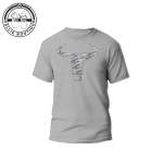 Mens Repeat Wild Tee - Grey - 5XL